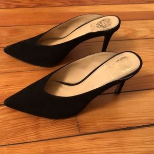 Vince Camuto 3” heel suede mules